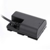 LP-E6 Power Dummy Battery Pack DC Coupler Connnector for Canon