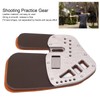 Leather Archery Finger Tab Protect Guard Recurve Bow Protector Shooting