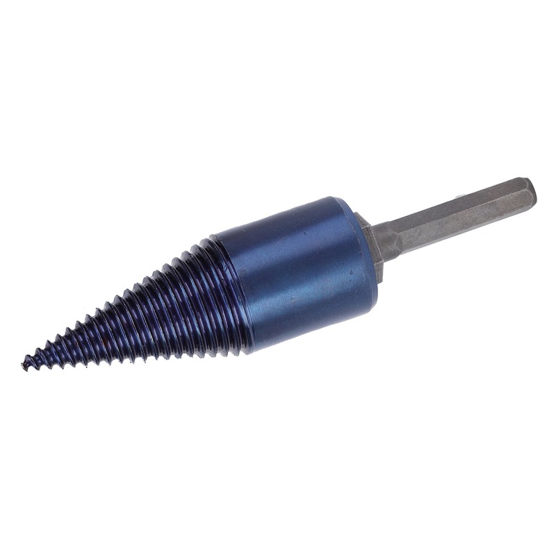 Wood Cone Punch High Speed Steel Blue Plated Hex Shank