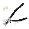 SPEEDWOX Glass Pliers Flat Jaws 8 Inches Black Glass Breaking