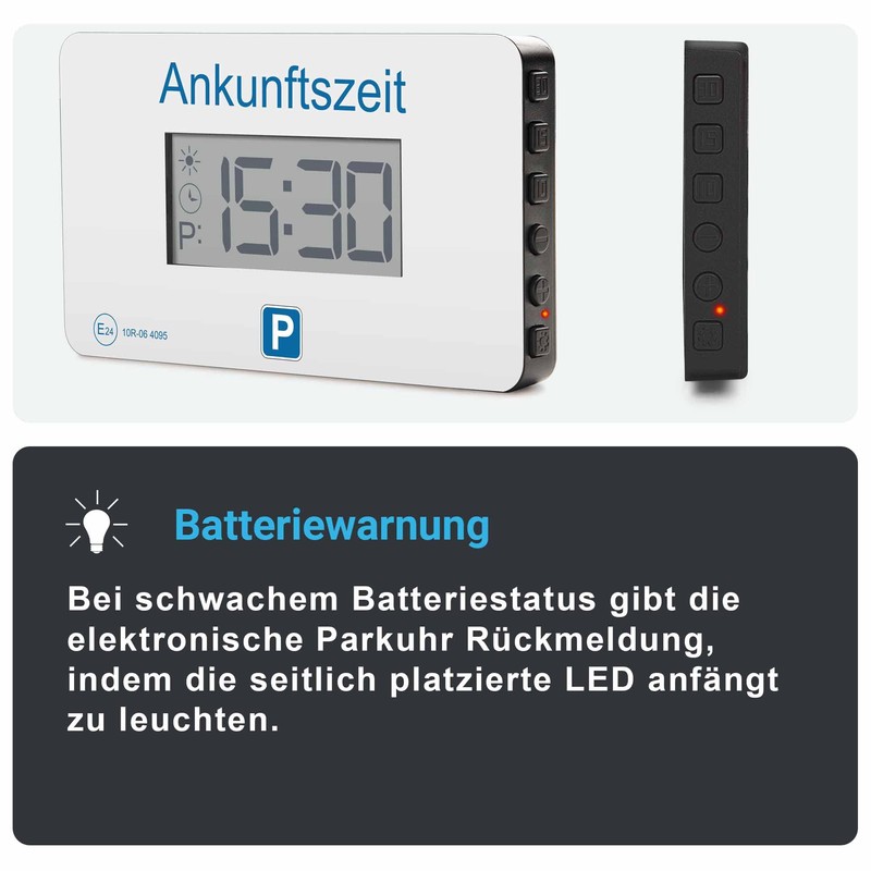 Parkwächter V1 Automatic Parking Disc According to Road Traffic Regulations,