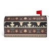 Bear Print Mailbox Covers with Magnetic Standard Size 18x21 and