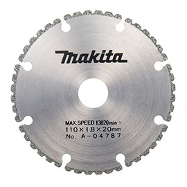 Makita A-04787 Diamond Wheel, Outer Diameter 4.3 inches (110 mm), Electrodeposition