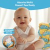 BabbleRoo Dry Baby Wipes - 100% Plant-Based Cotton Wipes, Hypoallergenic,