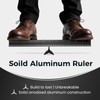 Rena Chris 2PCS Architectural Scale Ruler: 12" Imperial Aluminum Alloy