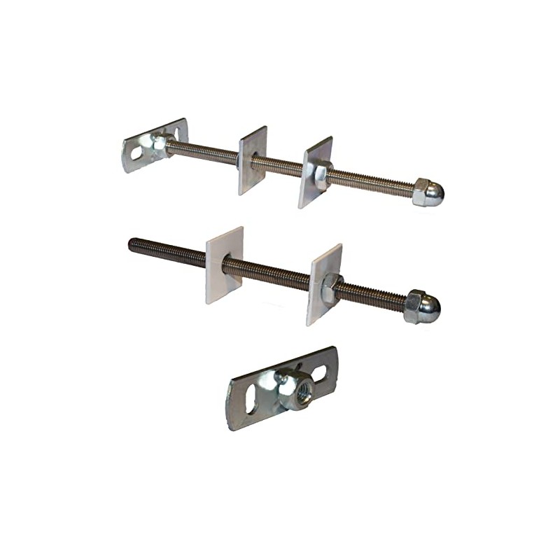 Cast Iron Radiator Stay/Bracket/Tie/Retainer/Fixing White (Threaded Fixing) (Back Plate Fixing)