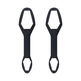 Chinflly 2 PCS Universal Wrench,8-22 mm Adjustable Double-head Multifunctional Wrenches Set for Outdoor Riding Car Repair Tools,Total Length 6.3 Inch