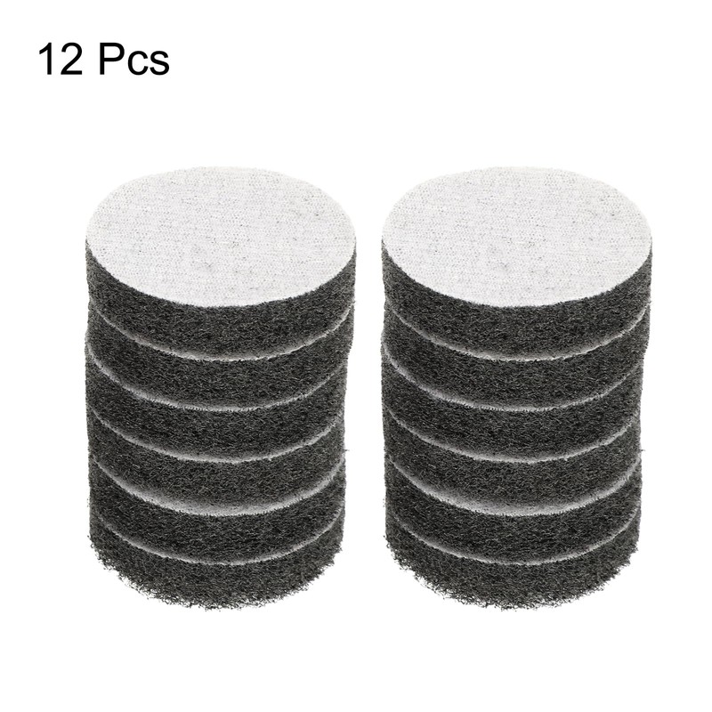 sourcing map 12pcs Scrubber Scouring Pads 800 Grits 2 Inch