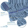 KLEEN HANDLER HEAVY DUTY Commercial Mop Head Replacement, Wet Industrial
