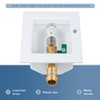 SECKWHALE Ice Maker Outlet Box with Water Hammer Arrestor, 1/2-Inch