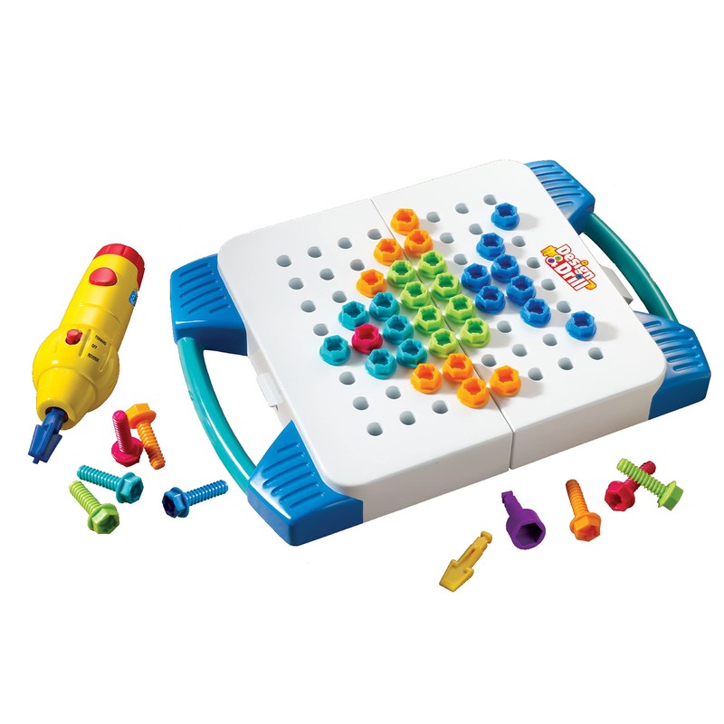 Educational Insights Design & Drill Take-Along Toolkit - Construction Toys