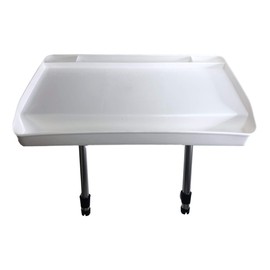 Pactrade Marine White Fishing Deluxe Large Bait Fillet Cutting Board Rod Holder Mount for Fish Cleaning Station-Boat Grill