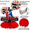 13pcs Boxing Birthday Honeycomb Centerpieces Boxing Match Themed Party Decor