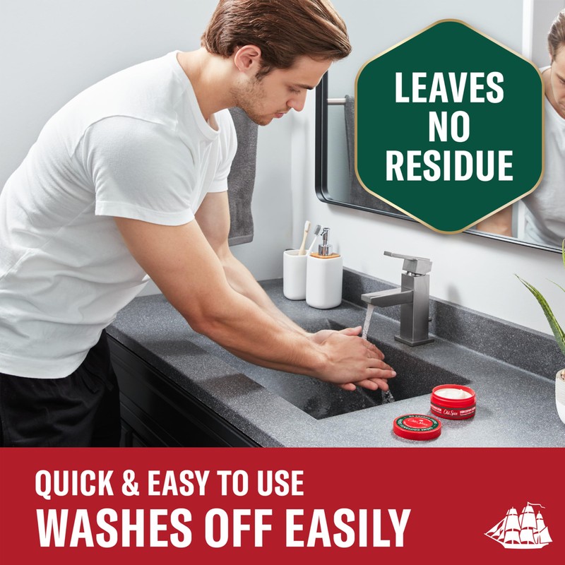Old Spice No Crunch Crème, Hair Styling Crème for Men,