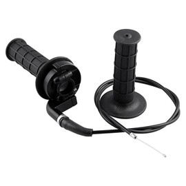 Alrens Throttle Grip Cable Set, Motorcycle Handlebar Grips 7/8 Inch 22 mm, Motorcycle Throttle Grip with Cable Gas Clamp, Throttle Grip Twist Grip Set for Handlebars 50cc 90cc 110cc 125cc 140cc 150cc