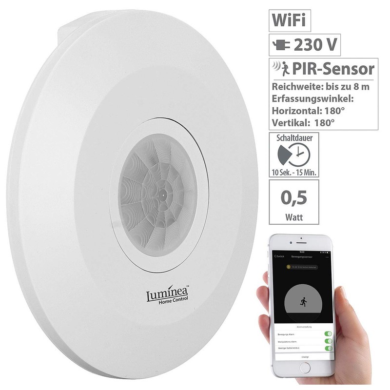 Luminea Home Control Alexa Motion Sensor: Set of 2 Extra