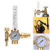 Argon Flowmeter Regulator, All Brass Argon Pressure Reducer Regulator Gas