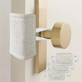 3PCS Door Jammer,Door Silencer,Quiet Door Closer Cushion,Door Silencer for Slamming,Door Slam Preventer,Nursery Door Silencer,Portable Door Slamming Silencer,Door Slamming Stopper for Noise Reducing