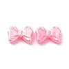 DanLingJewelry 100Pcs Opaque Acrylic Bow Beads Colorful Bowknot Tie Beads