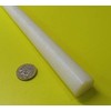 Natural Nylon 6/6 Extruded Round Rod .875" (7/8") x 5