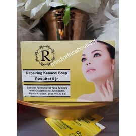 KENACOL Repairing KENACOL  soap. Face & Body. Glutathion, Collagen 200g X 1👌👌5 Days