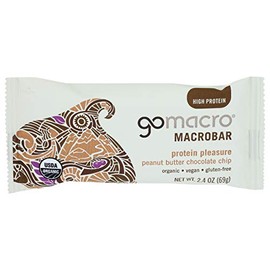 GoMacro, Protein Pleasure Bar, Peanut Butter Chocolate Chip, 2.4 oz