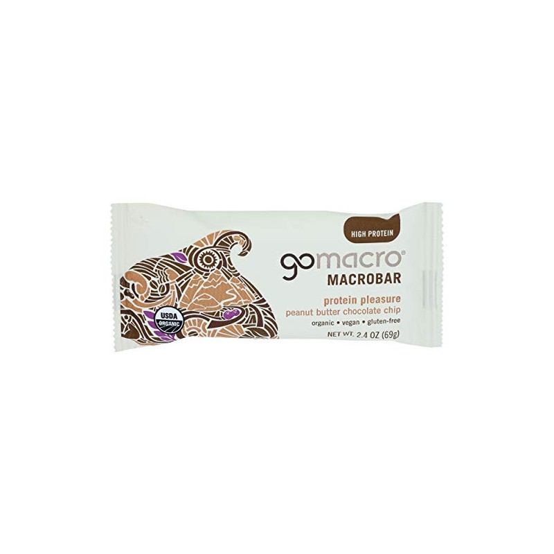 GoMacro, Protein Pleasure Bar, Peanut Butter Chocolate Chip, 2.4 oz