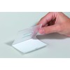 Durable Click Fold Convex Name Badge with Magnet Transparent -