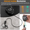 ELV Heavy Duty Retractable Badge Reel with Interval Locking, Theft