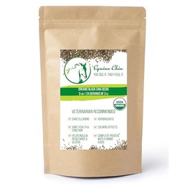 Equine Chia Brand - Certified Organic Chia Seeds in 3 Pound Bags (2 x 3 Pound Bags)