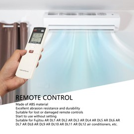 Replacement Air Conditioner Remote Control for Fujitsu AR DL1 AR DL2 AR DL3 AR DL4 AR DL5 AR DL6 AR DL7 AR DL8 AR DL9 AR DL10 AR DL11 AR DL12 Air Conditioners etc.