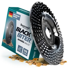 Bayerwald “Black Biter” Rasp Shaping Disc | For Fast, Rough Grinding of Wood and Engineered Wood | For Angle Grinders