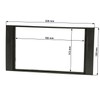 tomzz Audio 2415-069 Double DIN Radio Fascia Set Compatible with