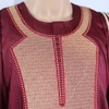 HD African Men Clothing Set Red Dashiki Embroidery Agbada Outfit