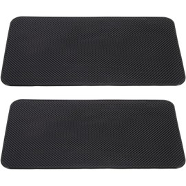 Healeved 2piezas Almohadillas Antideslizantes para Tablero de Automóvil Tapete Elástico y Resistente Fácil Instalación Compatible con Superficies Planas Accesorio Práctico para Coche