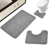 Absorbent Bathroom Rug - Fluffy Quick Dry Set - Bathroom