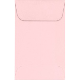 LUXPaper Coin Envelopes, Candy Pink, 2 1/4-Inch x 3 1/2-Inch, 50-Count