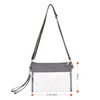 Clear Crossbody Purse Bag Stadium Approved Clear Tote Bag with