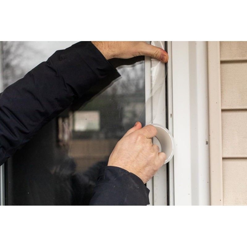 Duck Brand All Weather Indoor/Outdoor Repair Tape, Weatherproofing, Clear &