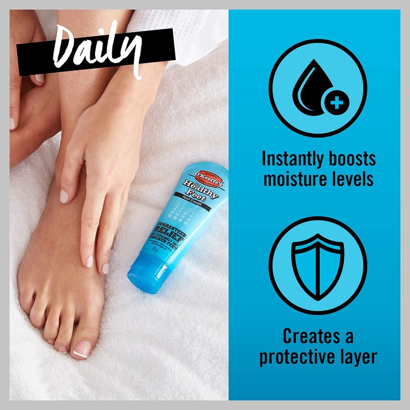 O'Keeffe's Healthy Feet 80ml & Healthy Feet Exfoliating 80ml (Twin