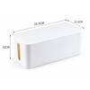 Desktop Cable Storage Box, Dustproof Power Strip and Socket Organizer