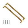 BOZONLI 2pcs Gold Stainless Steel Cabinet Handles, 288mm Hole Centers