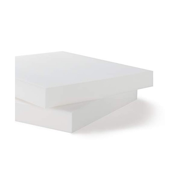 Subrtex RV Foam Cushion Insert Upholstery Foam Pad 2-Piece High