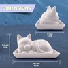 Kwirkworks Adorable Cat Ceramic Butter Dish - Unique and Versatile