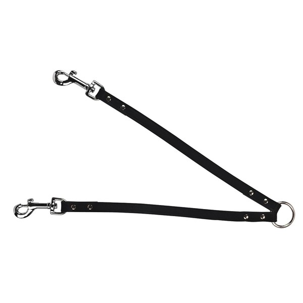 Kerbl Vegas Coupling for Two Dogs, 30 cm/18 mm, Black