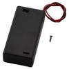 2x AA Battery Case Holder with Lead Wire Bundle Switch