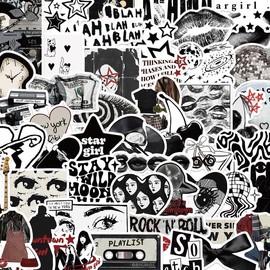 Abstract Art Sticker, 50pcs/1000pcs Creative Modern Wind Decorative Sticker, DIY Decals for Water Bottle, Scrapbooking, Journal Making, Ornaments, Sticker Packs:_Multicolor_50PCS