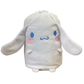 Marushin 3245012000 Mascot Blanket with Drawstring Sanrio Cinnamon Fluffy Cinnamon Approx. H 27.6 x W 39.4 inches (70 x 100 cm), Cute, Fluffy, Stylish, Cold Protection