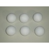 FOOTBALL TABLE BALLS 6 x 36 mm SCUFFED WHITE BALLS