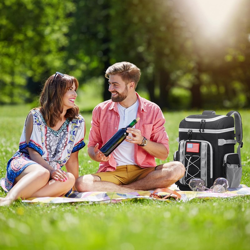 Maelstrom Backpack Cooler,Soft Lightweight Leakproof Cooler Backpack,35 Can Insulated Cooler